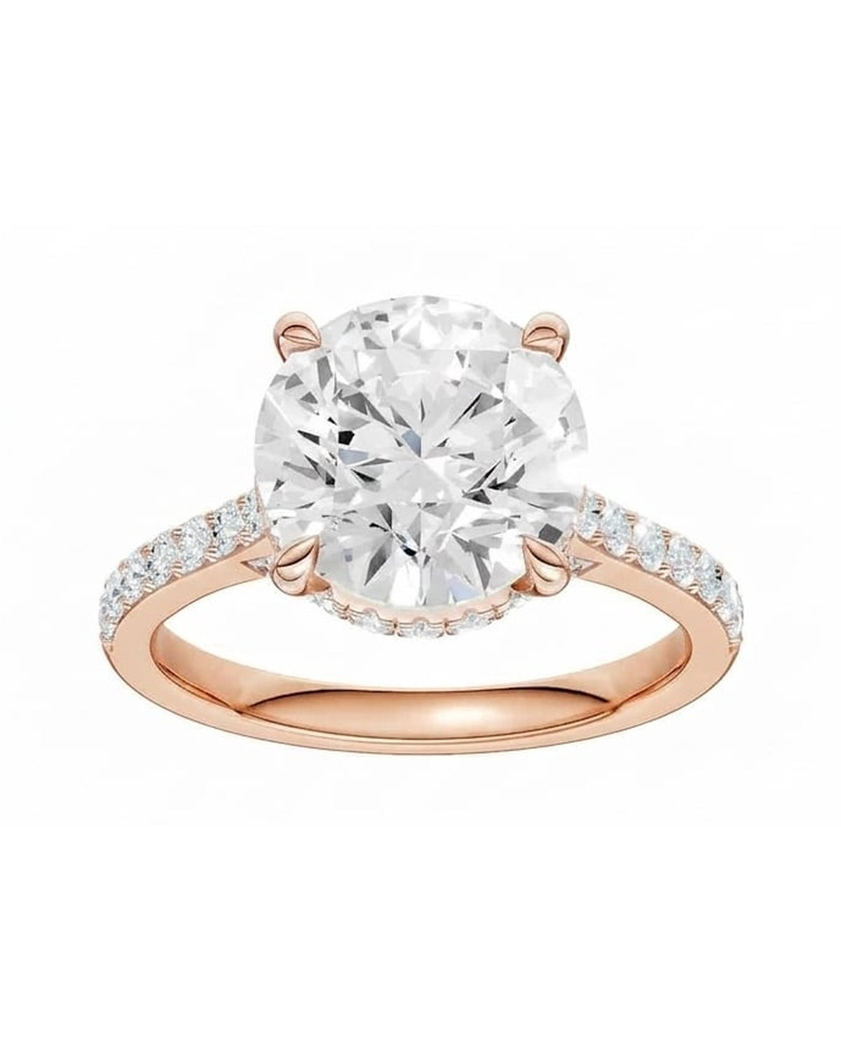 14K 4.50 CT Lab Grown Diamond Ring