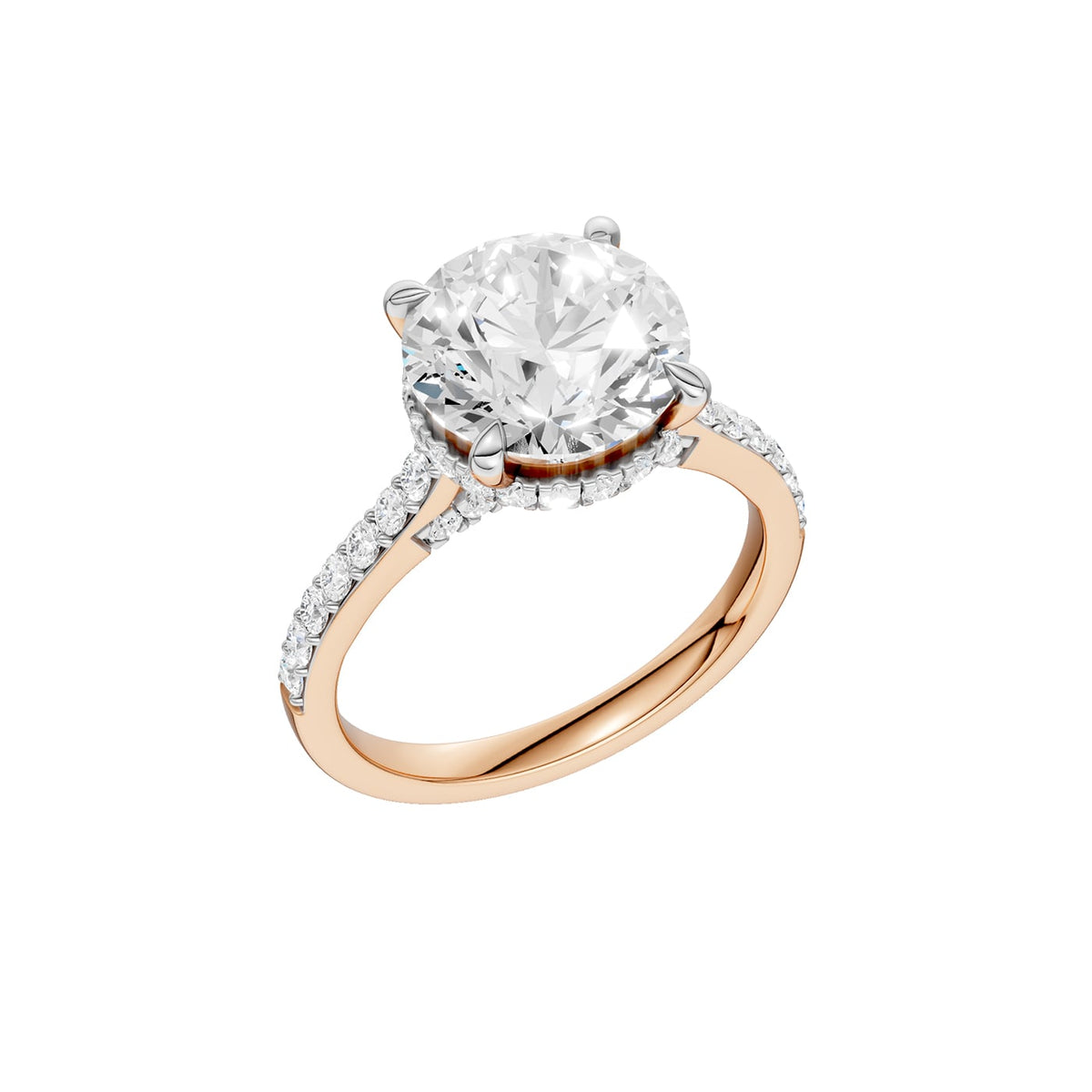 14K 4.50 CT Lab Grown Diamond Ring