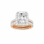 14K 4.00 CT Lab Grown Diamond Bridal Set