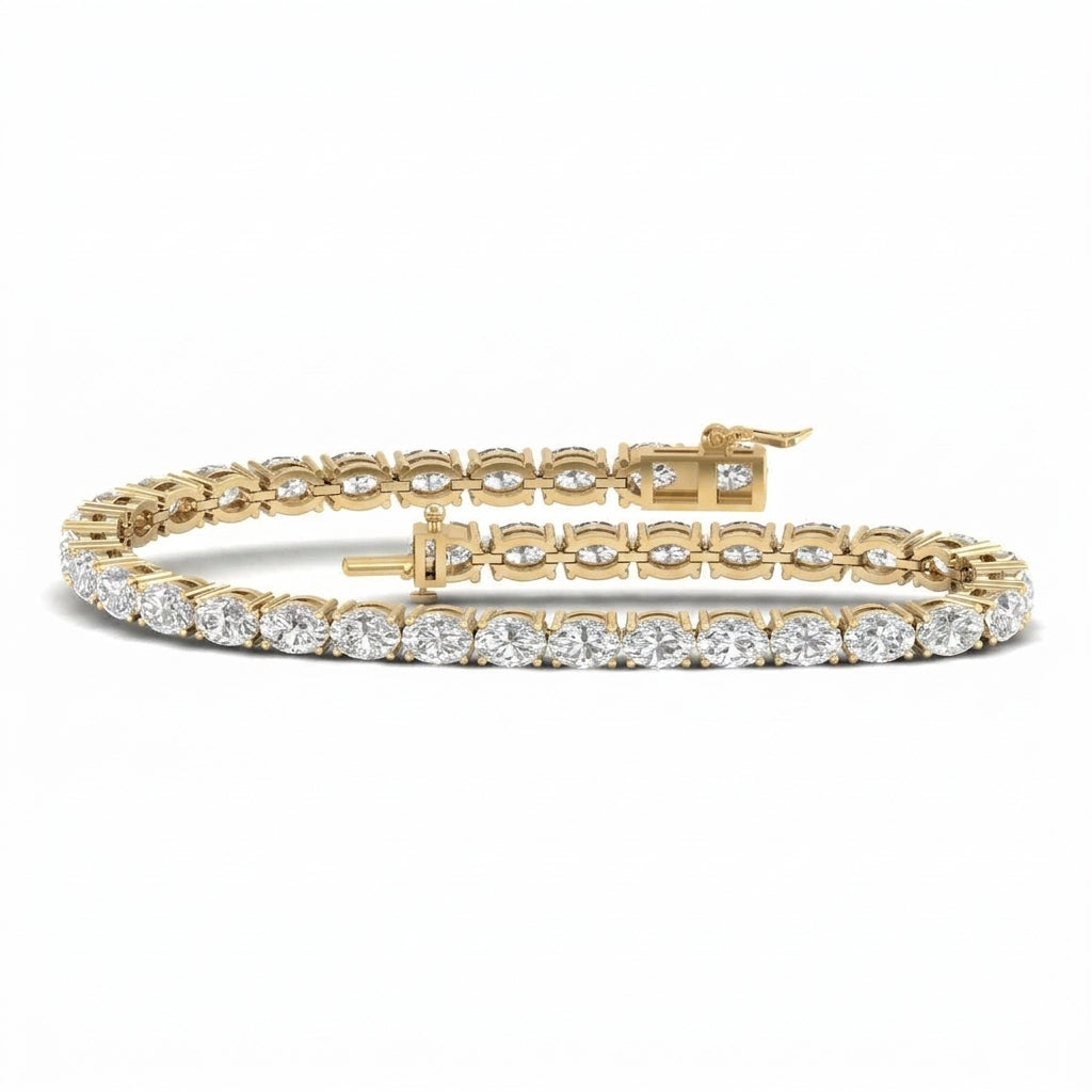 14K 7.50 CT Lab Grown Diamond Fashion Bracelet