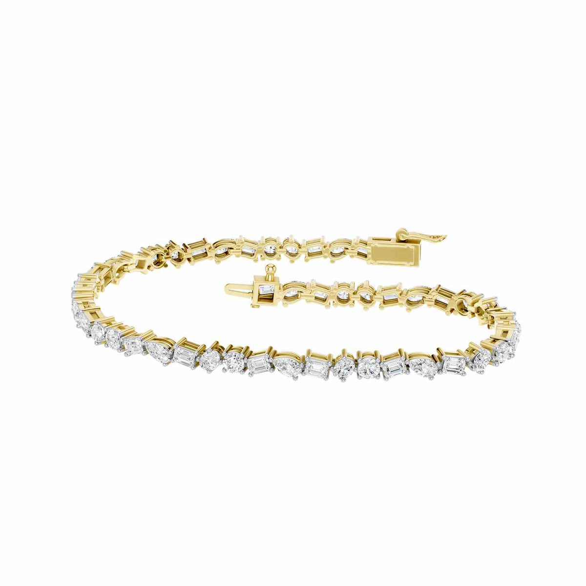 14K 5.00 CT Lab Grown Diamond Fashion Bracelet