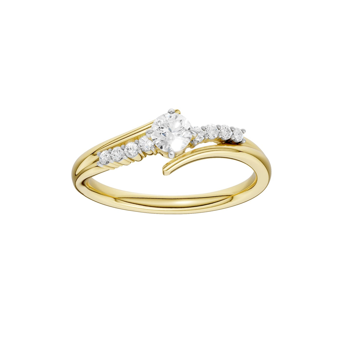 10K 0.33 CT Lab Grown Diamond Ring