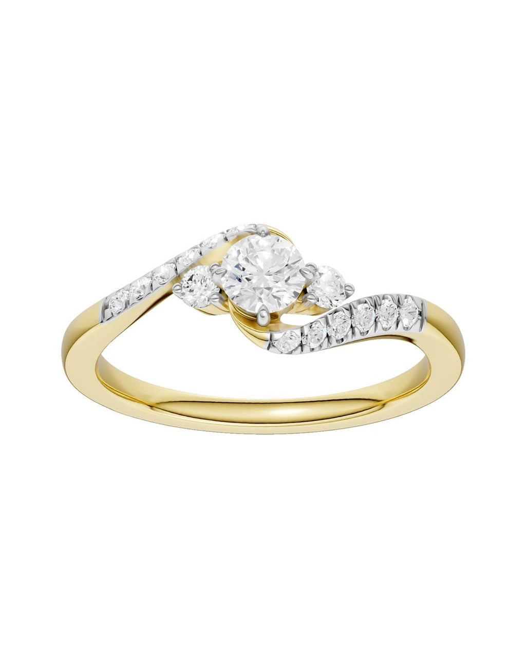 10K 0.40 CT Lab Grown Diamond Ring