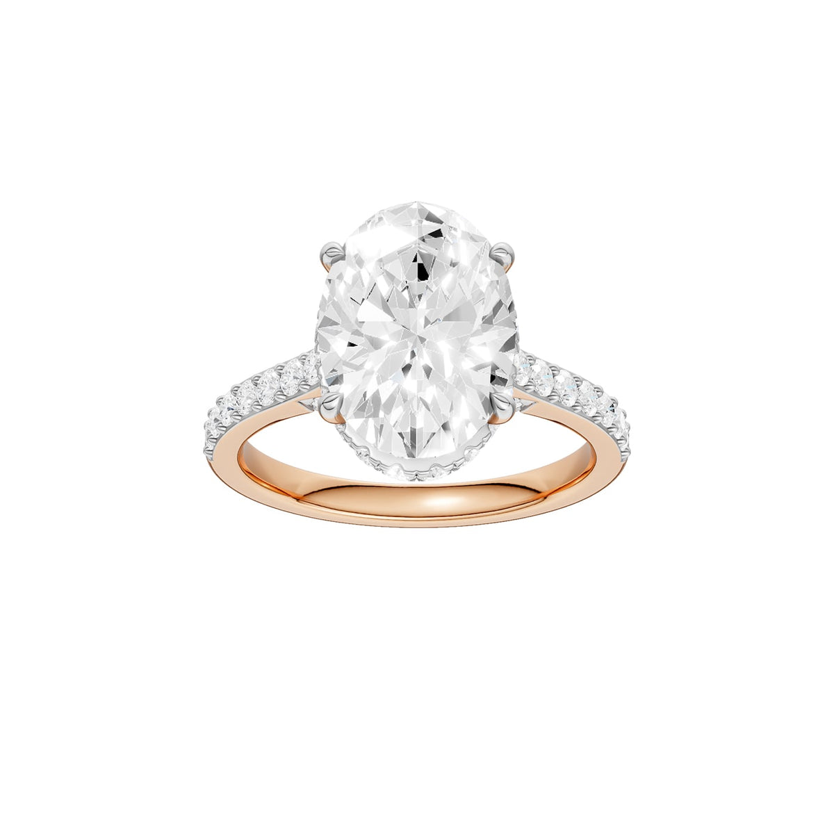 14K 4.50 CT Lab Grown Diamond Ring