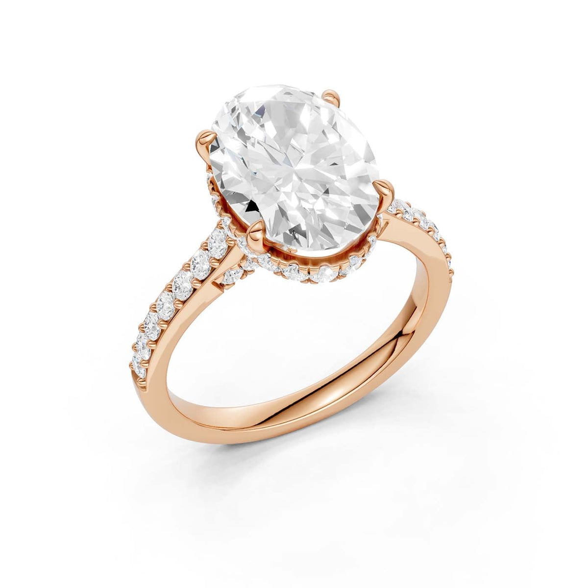 14K 4.50 CT Lab Grown Diamond Ring