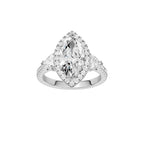 14K 3.00 CT Lab Grown Diamond Ring