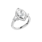 14K 3.00 CT Lab Grown Diamond Ring