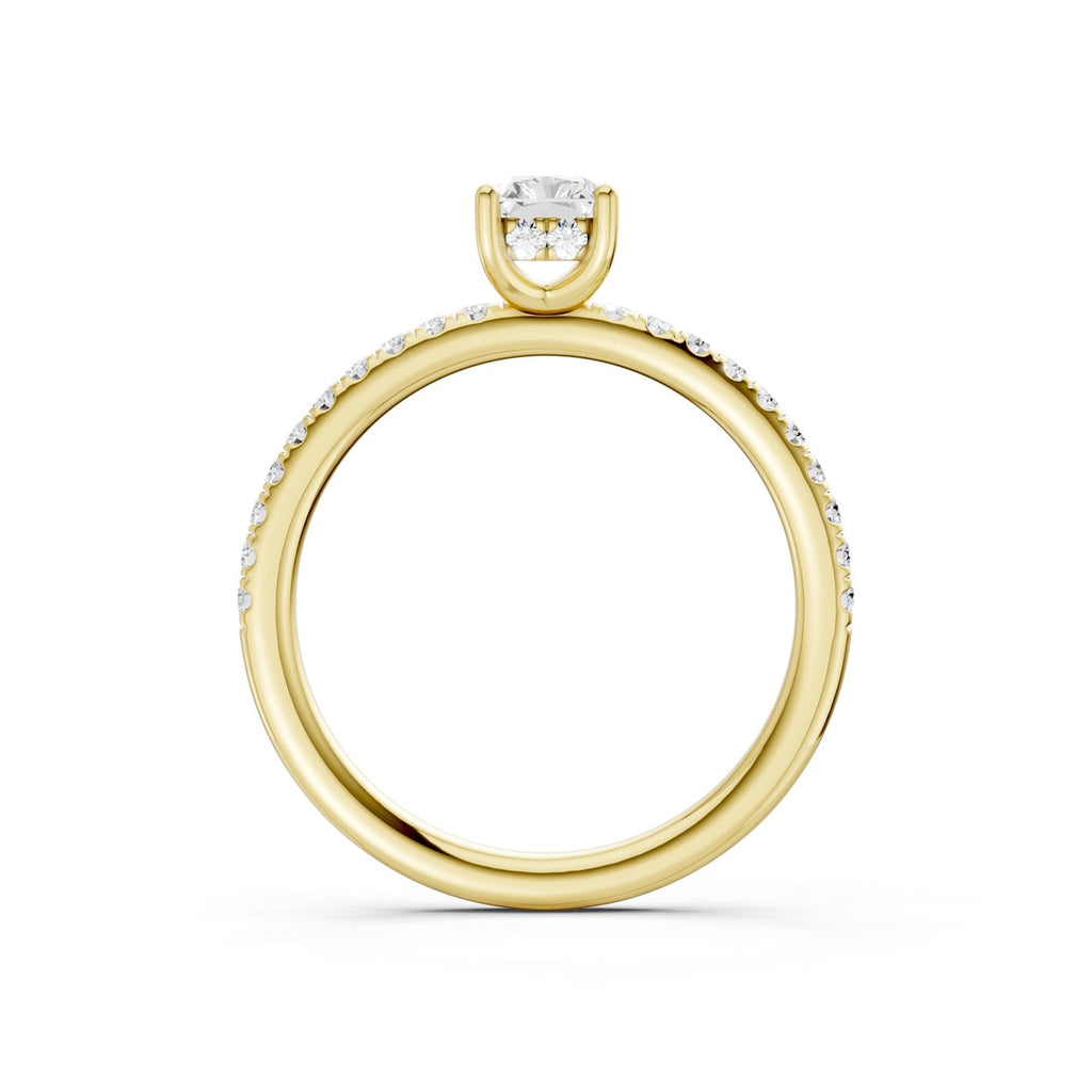 14K 0.75 CT Lab Grown Diamond Ring
