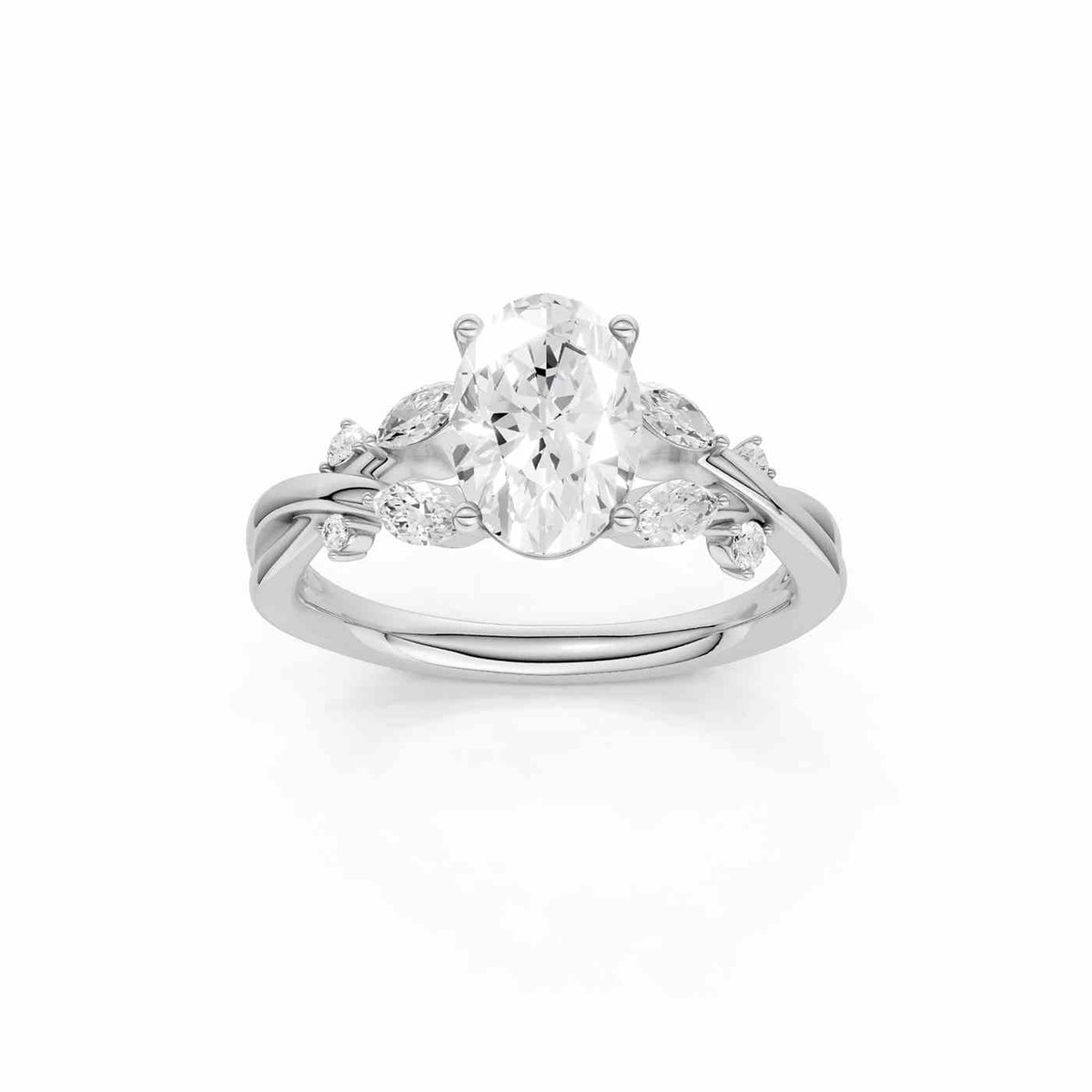 14K 1.75 CT Lab Grown Diamond Ring