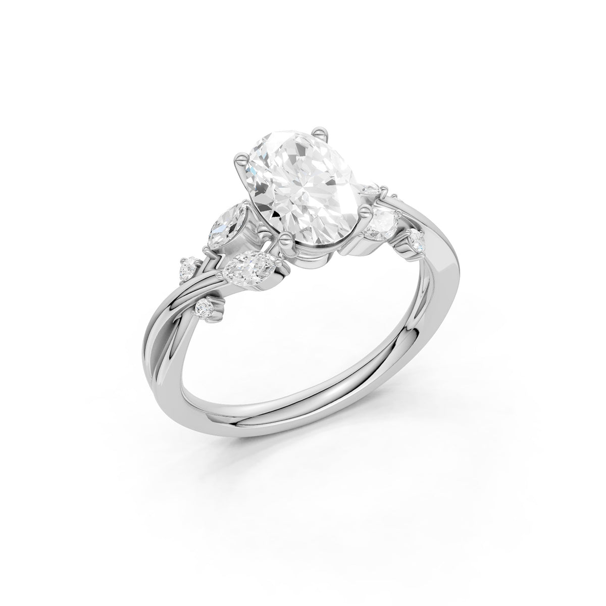 14K 1.75 CT Lab Grown Diamond Ring