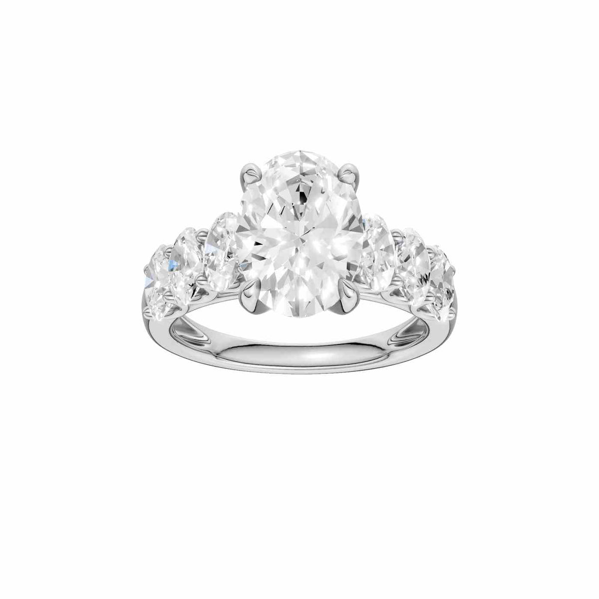 14K 4.00 CT Lab Grown Diamond Ring