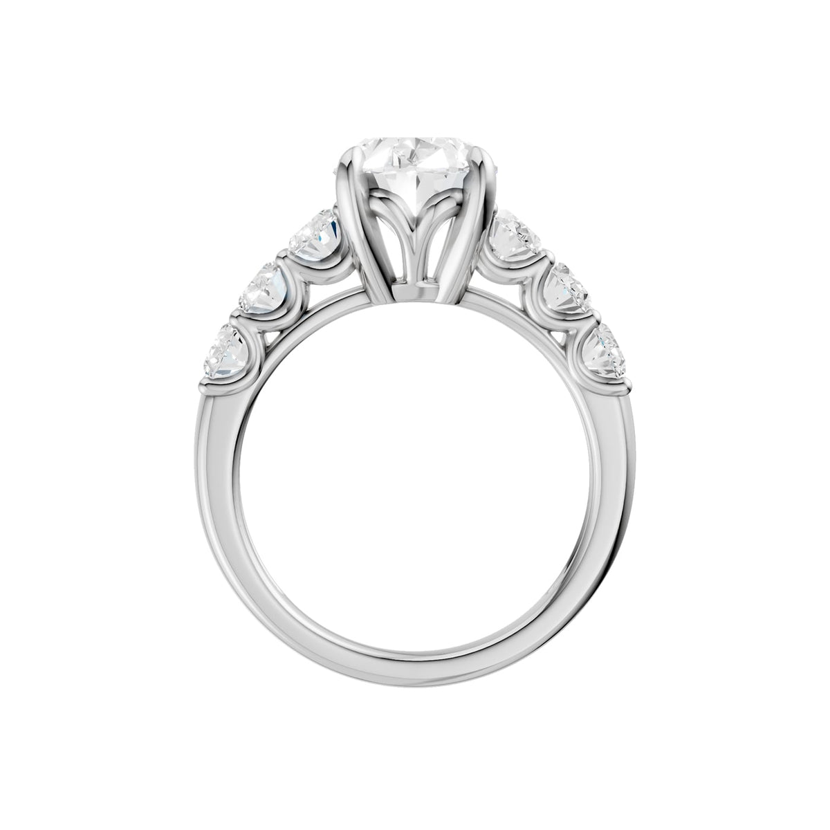14K 4.00 CT Lab Grown Diamond Ring