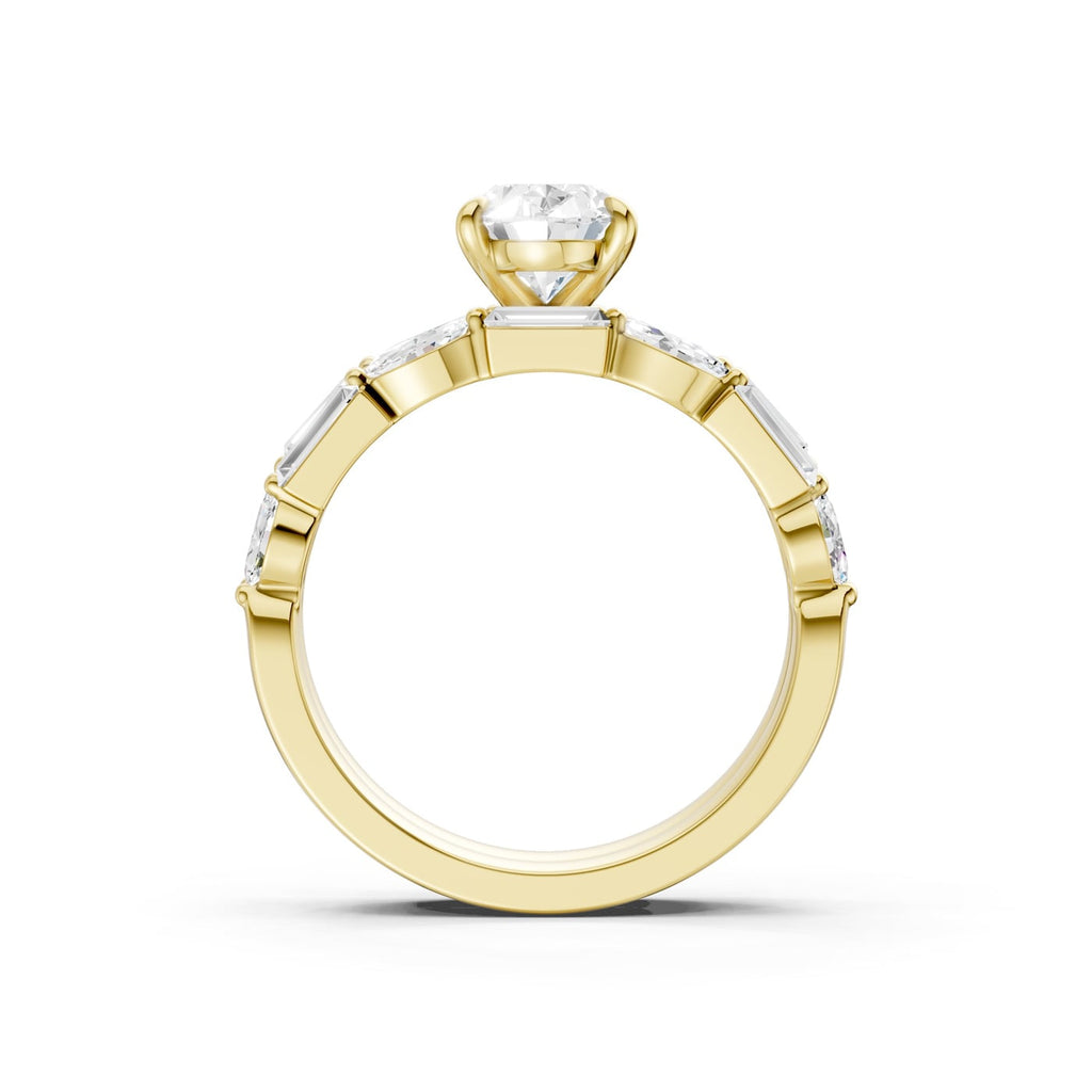 14K 2.00 CT Lab Grown Diamond Bridal Set