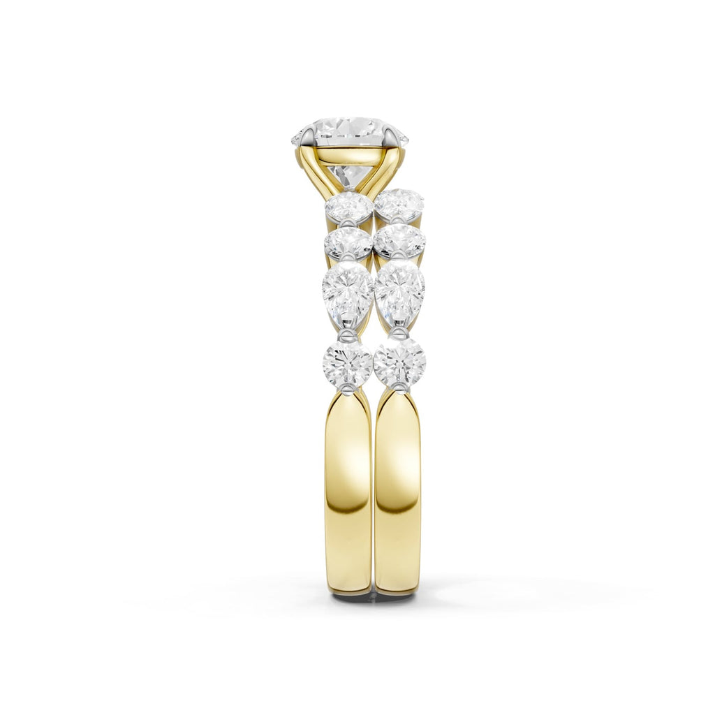 14K 2.00 CT Lab Grown Diamond Bridal Set