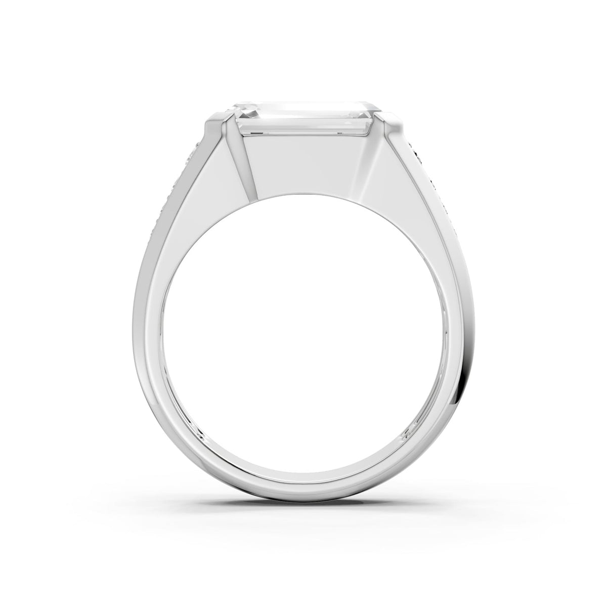 14K 5.33 CT Lab Grown Diamond Men's Ring