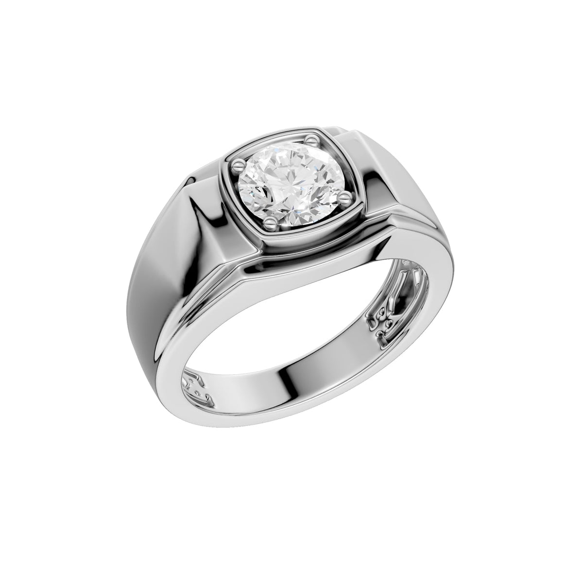 14K 1.50 CT Lab Grown Diamond Men's Ring