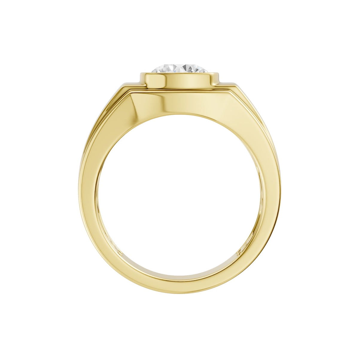 14K 1.50 CT Lab Grown Diamond Men's Ring