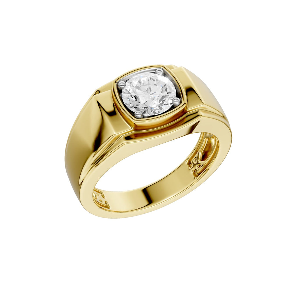 14K 1.50 CT Lab Grown Diamond Men's Ring