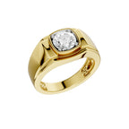 14K 1.50 CT Lab Grown Diamond Men's Ring