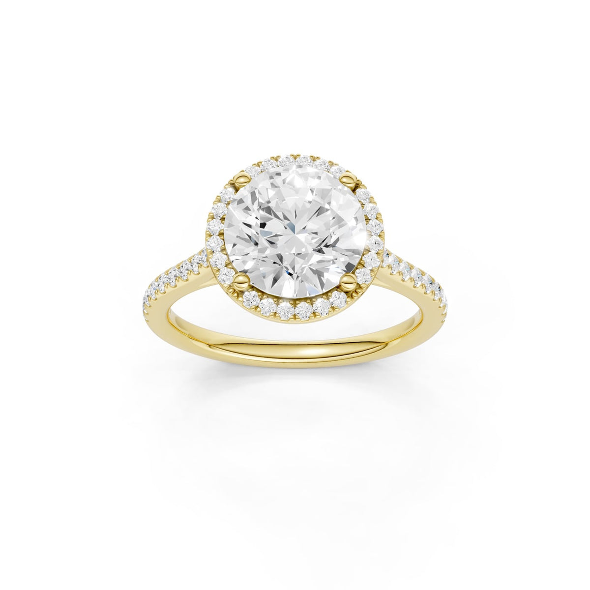 14K 3.33 CT Lab Grown Diamond Ring