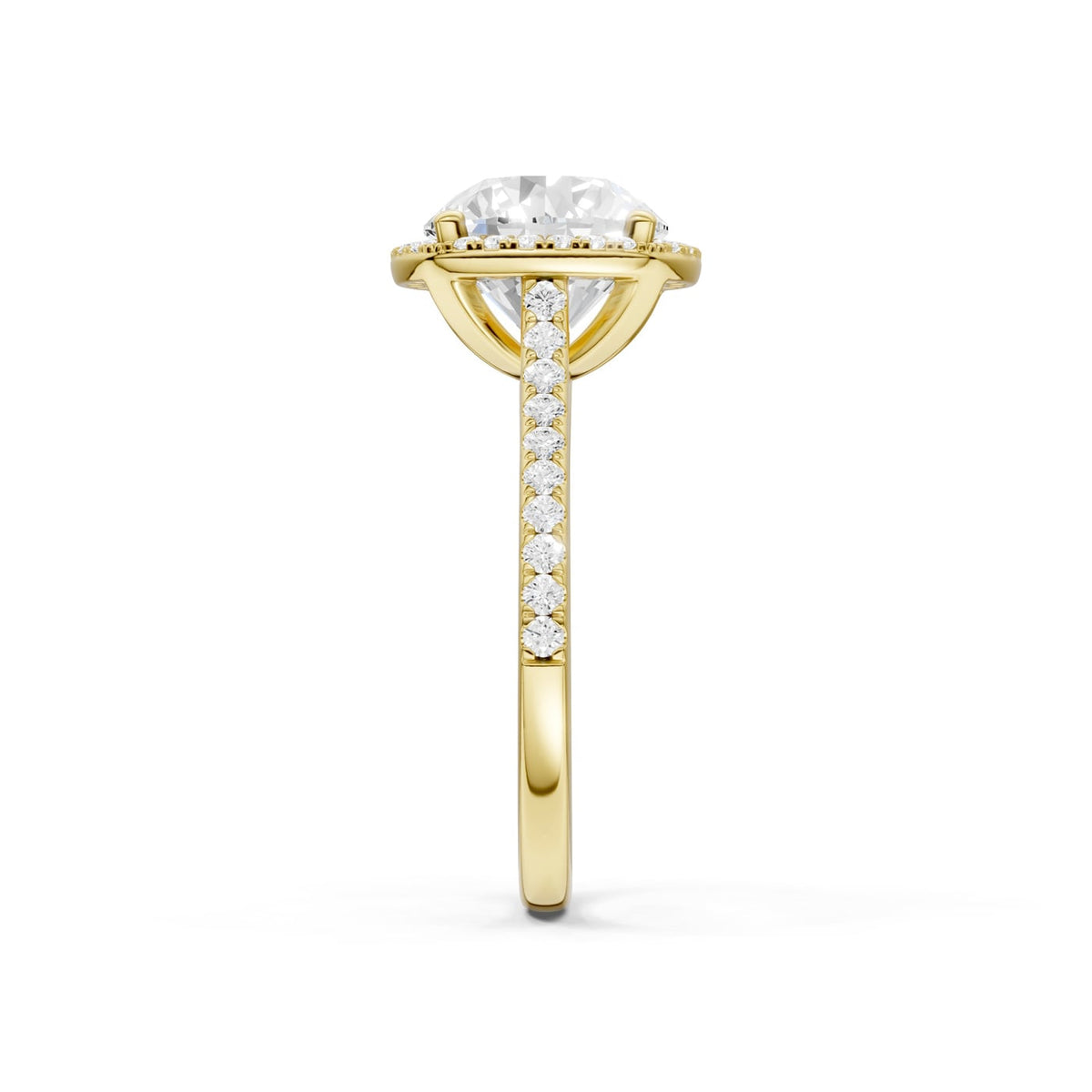 14K 3.33 CT Lab Grown Diamond Ring