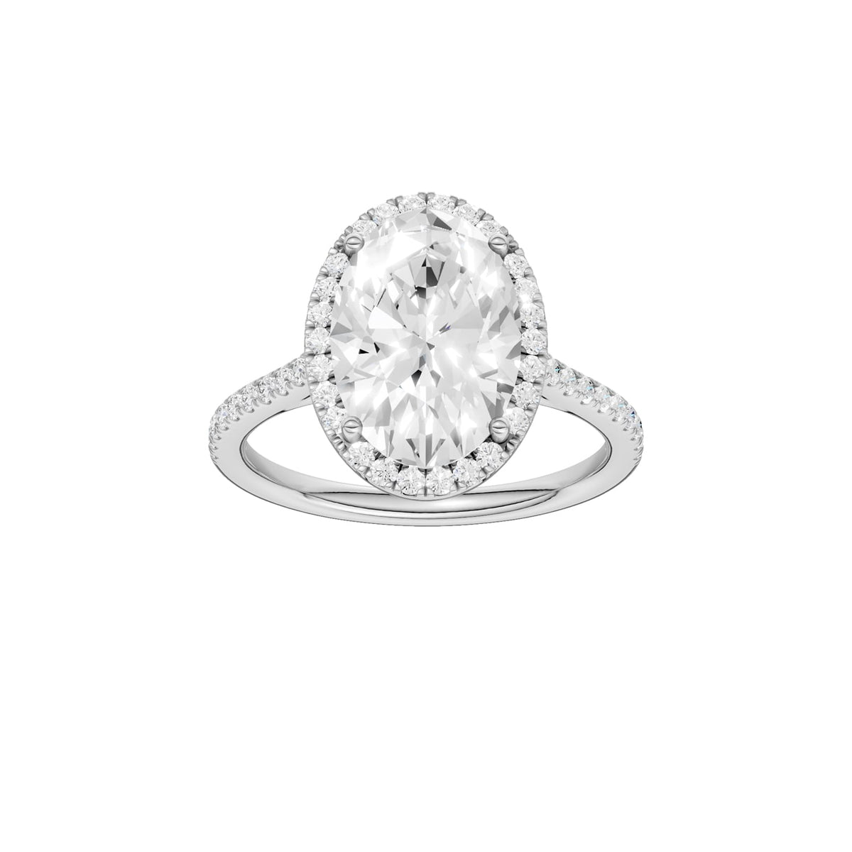 14K 3.33 CT Lab Grown Diamond Ring