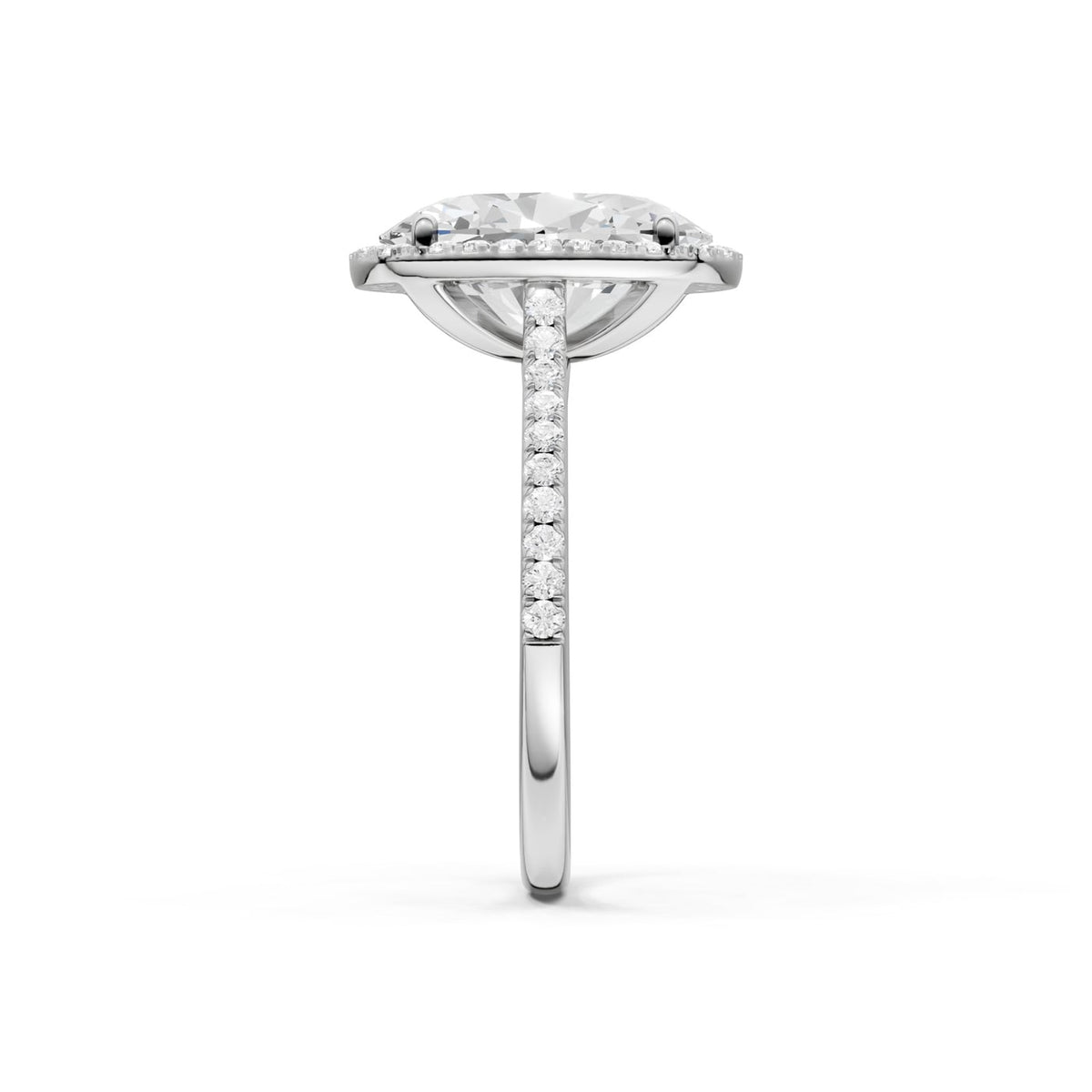 14K 3.33 CT Lab Grown Diamond Ring