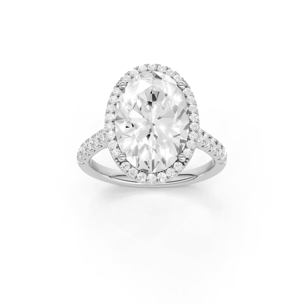 14K 5.50 CT Lab Grown Diamond Ring