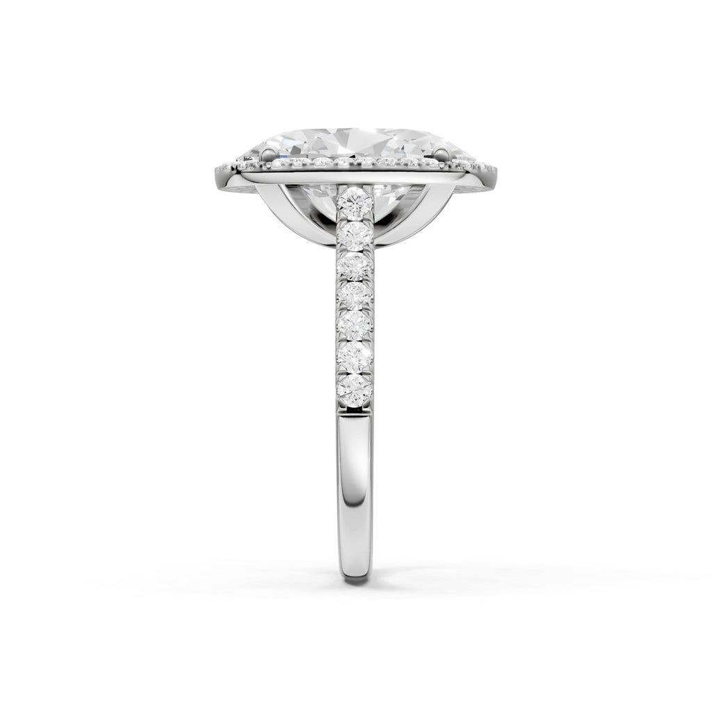 14K 5.50 CT Lab Grown Diamond Ring