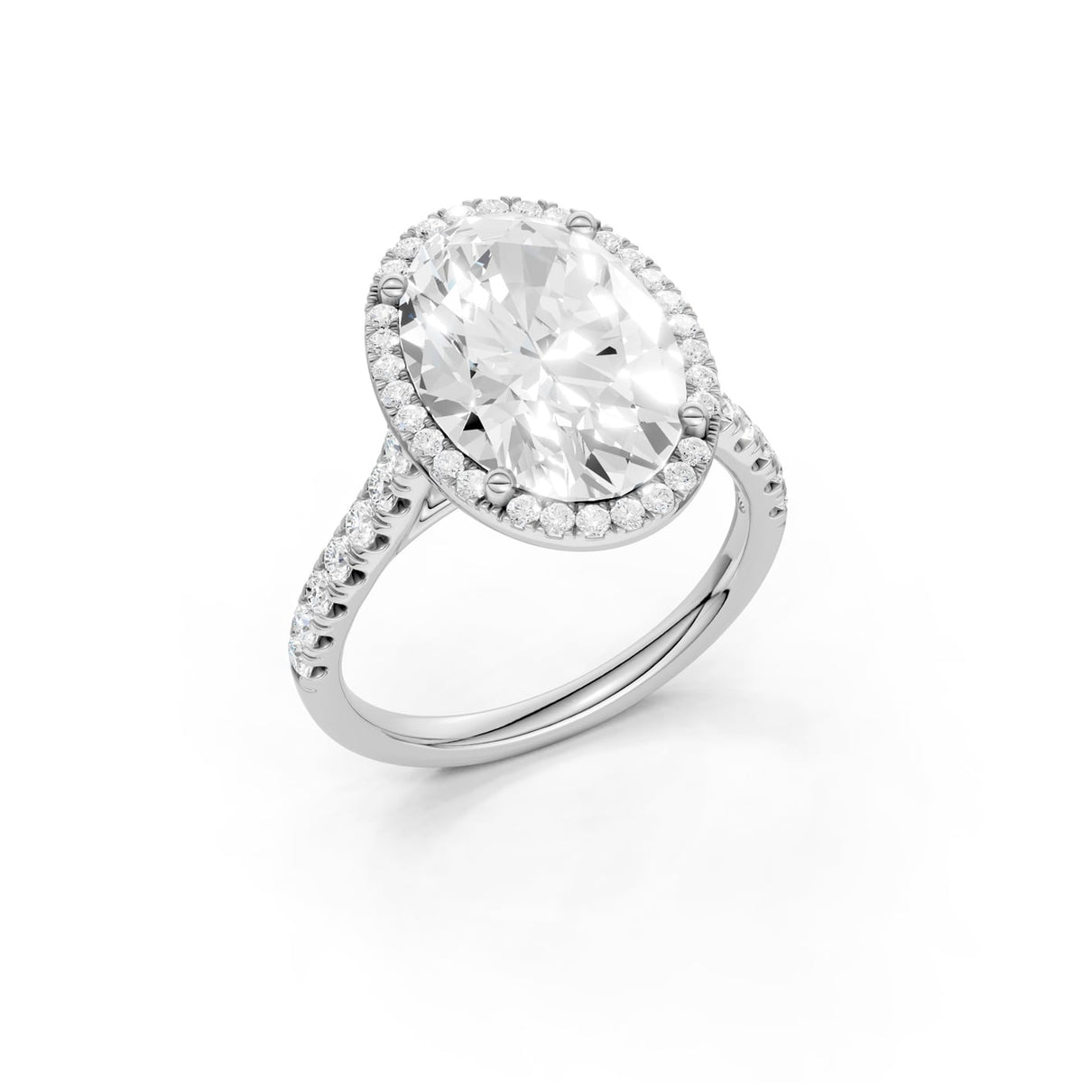14K 5.50 CT Lab Grown Diamond Ring