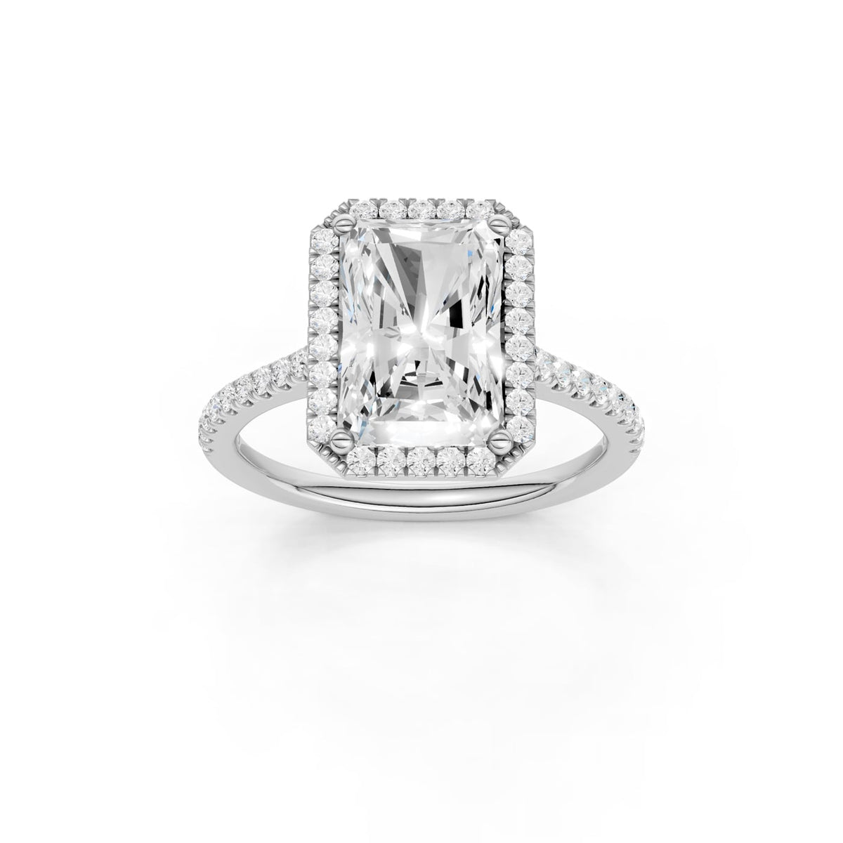 14K 3.33 CT Lab Grown Diamond Ring
