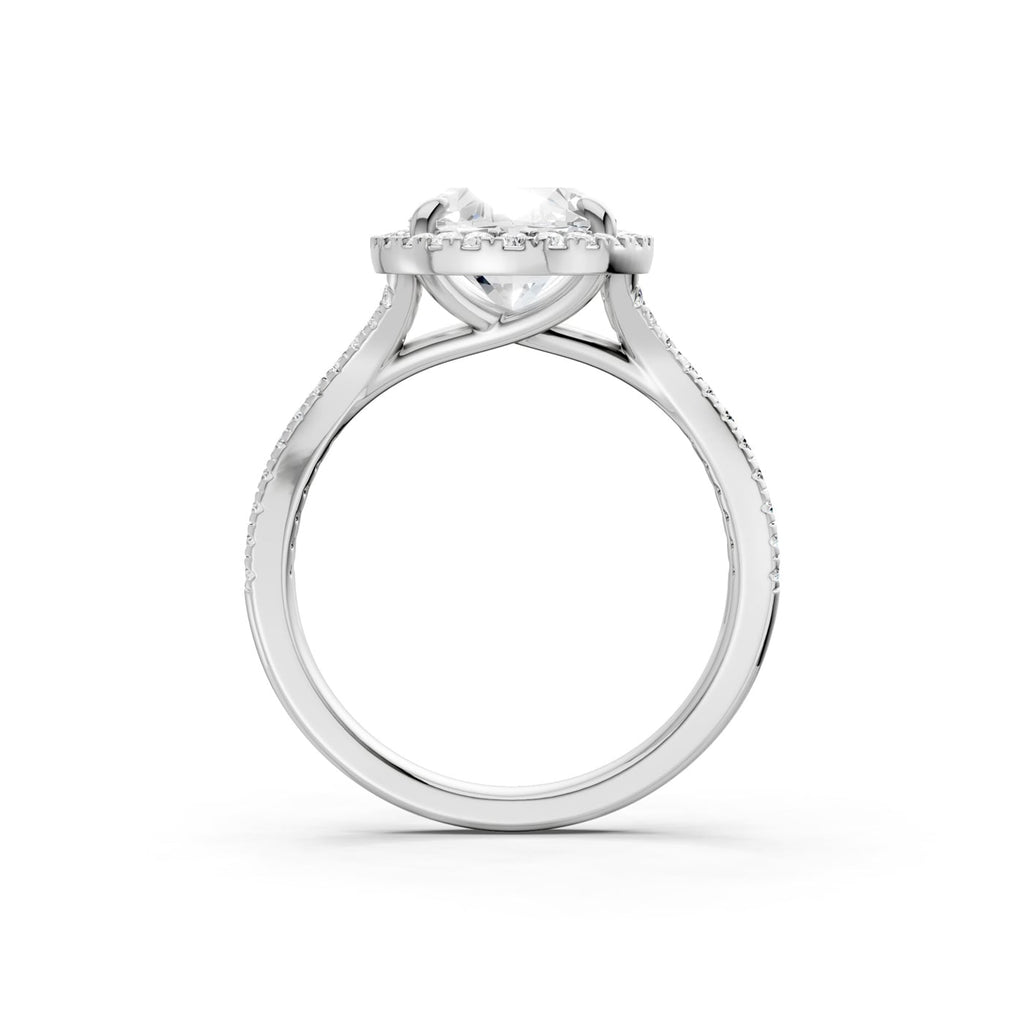 14K 3.50 CT Lab Grown Diamond Ring