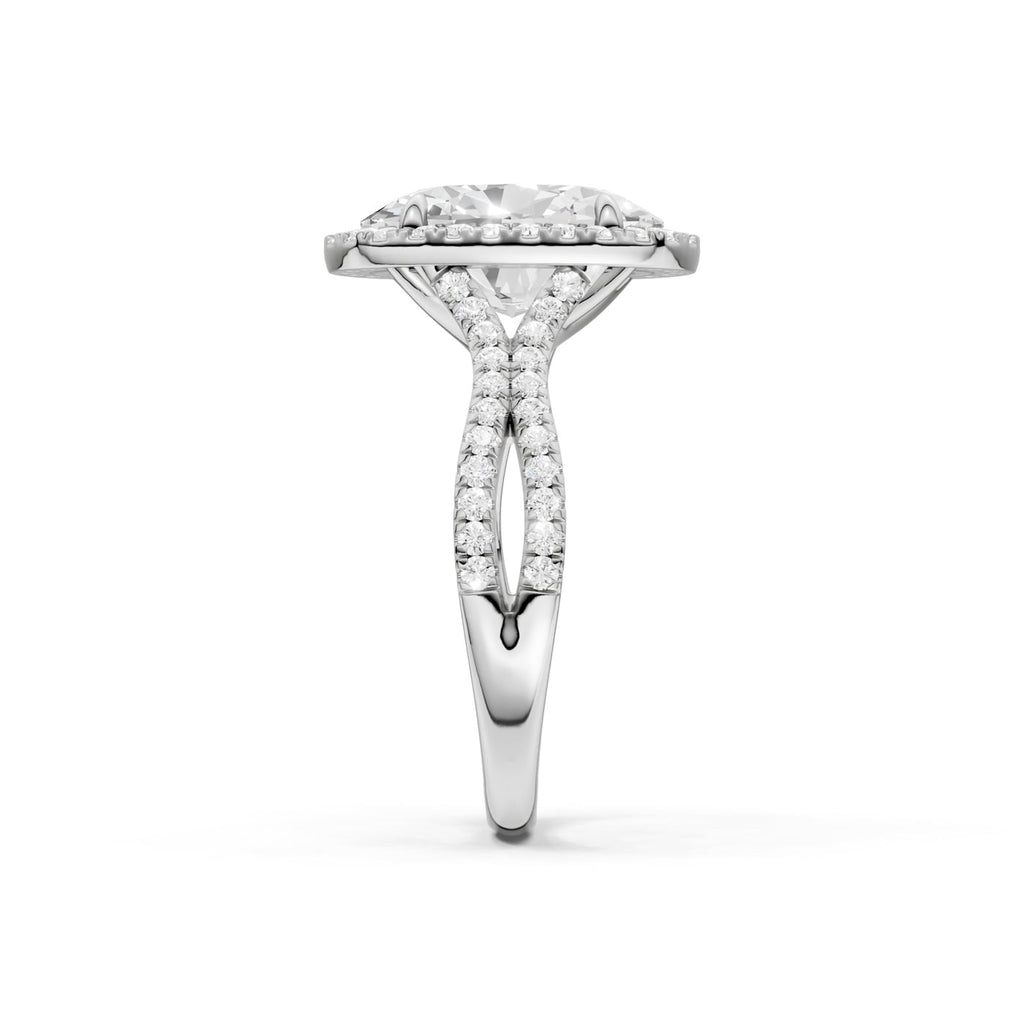 14K 3.50 CT Lab Grown Diamond Ring