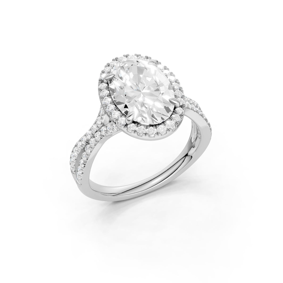14K 3.50 CT Lab Grown Diamond Ring