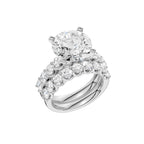 14K 7.00 CT Lab Grown Diamond Bridal Set