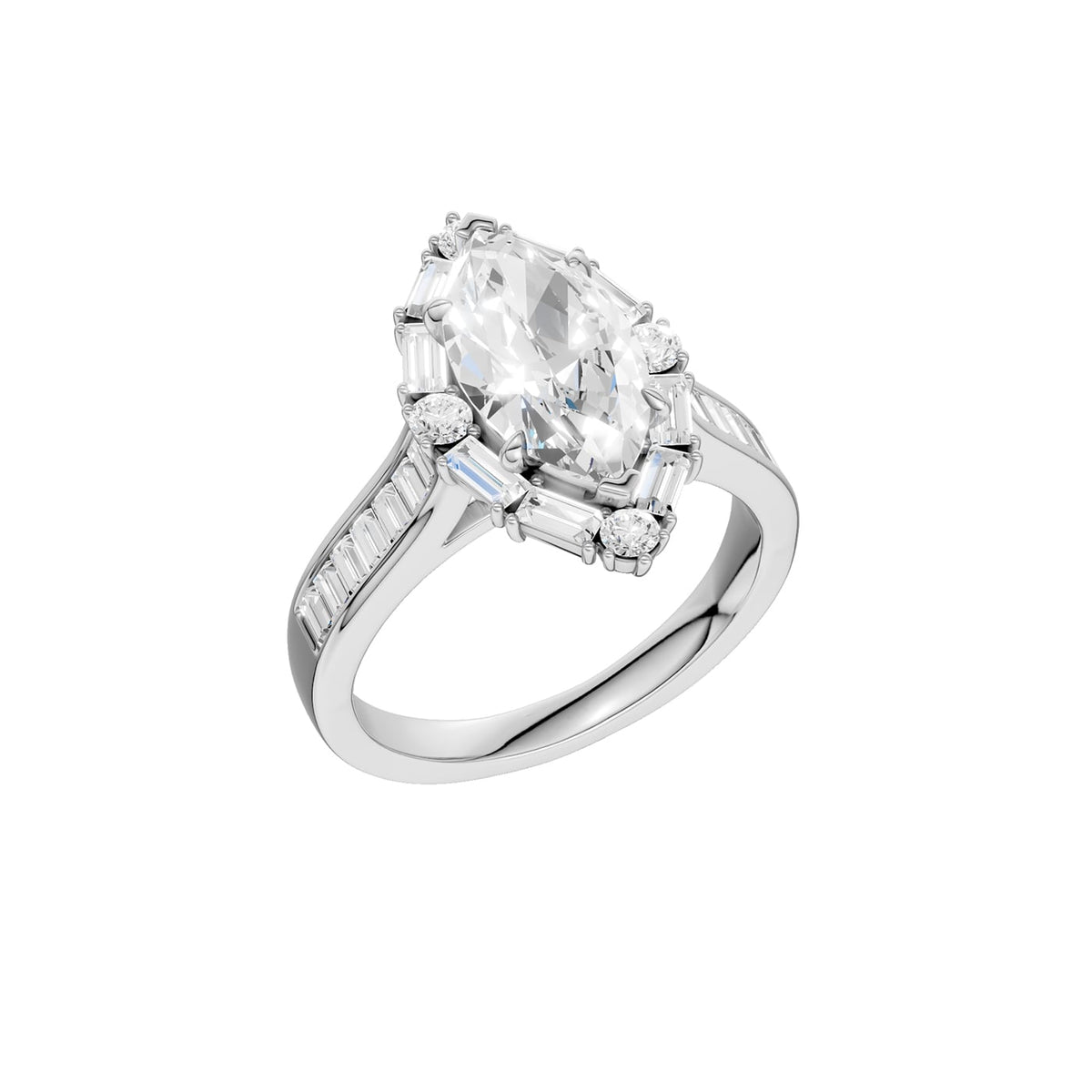 14K 2.75 CT Lab Grown Diamond Ring