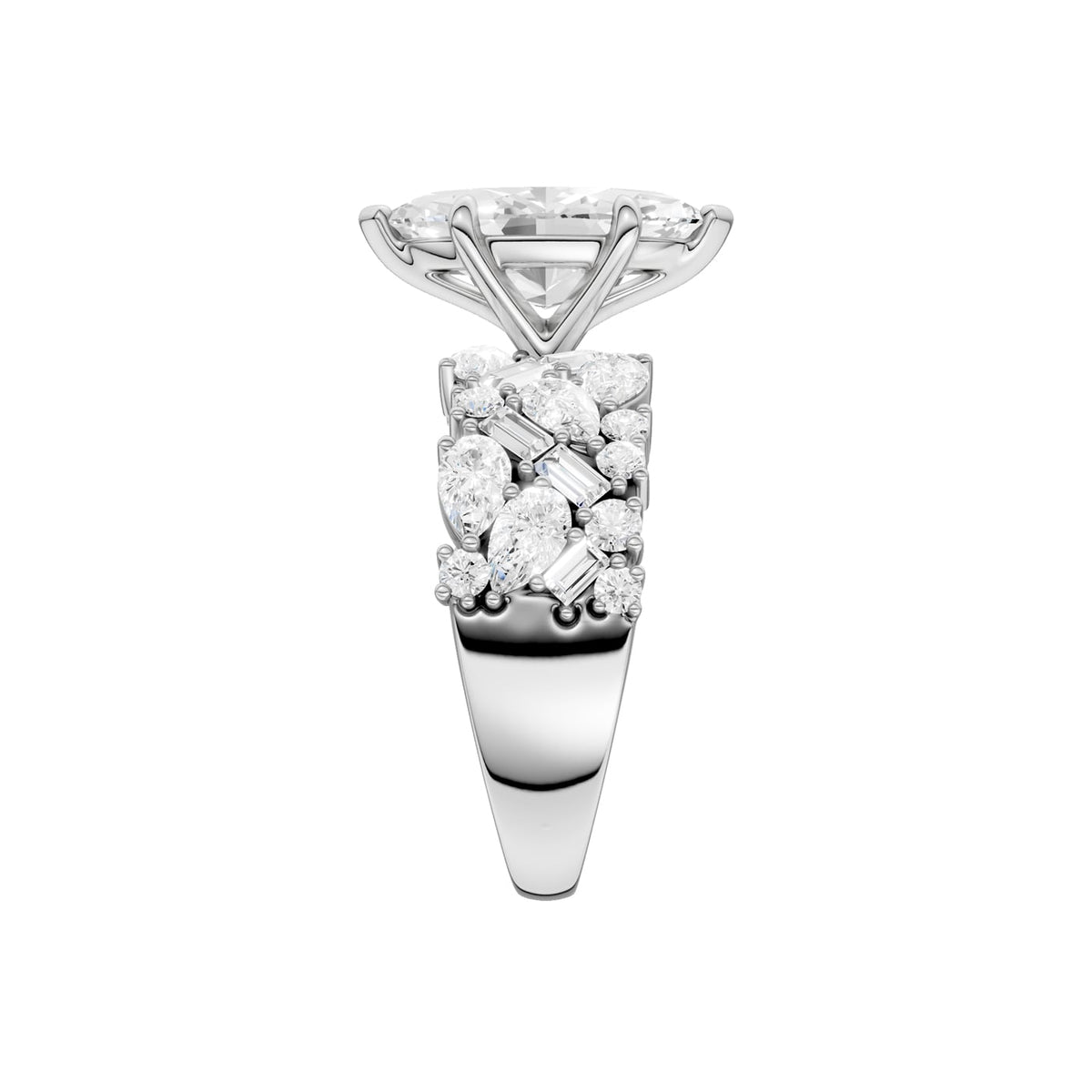 14K 3.50 CT Lab Grown Diamond Ring