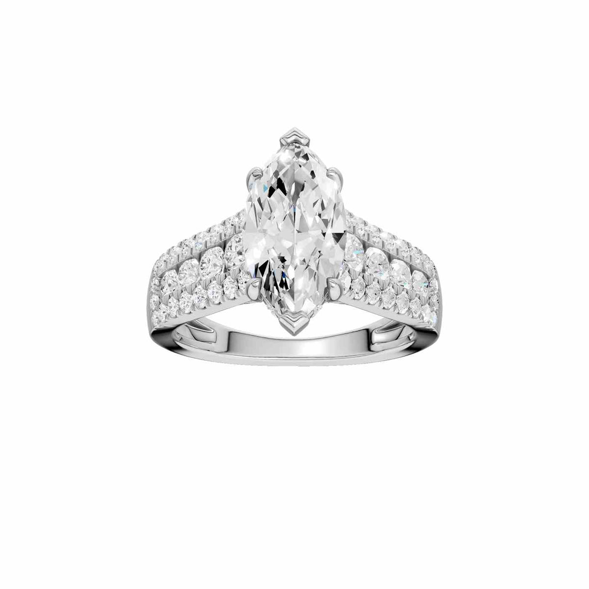 14K 3.00 CT Lab Grown Diamond Ring