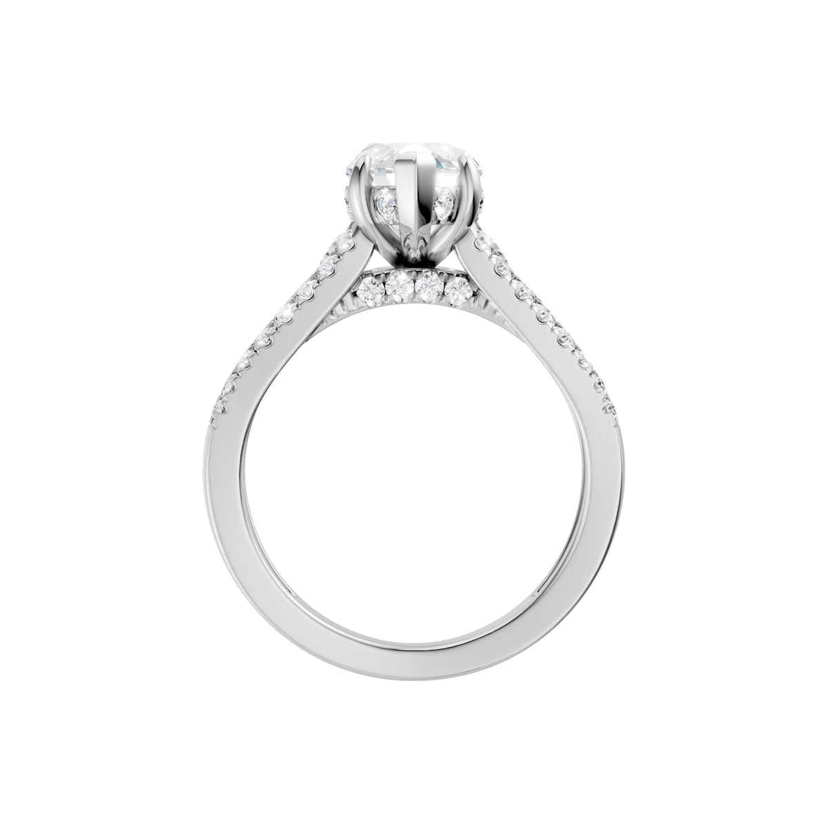 14K 3.00 CT Lab Grown Diamond Ring