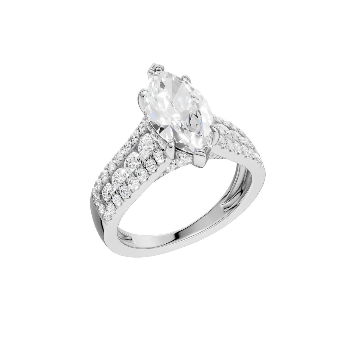 14K 3.00 CT Lab Grown Diamond Ring