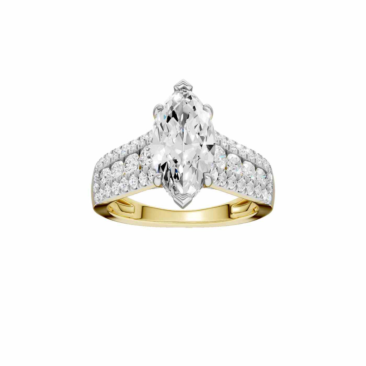 14K 3.00 CT Lab Grown Diamond Ring