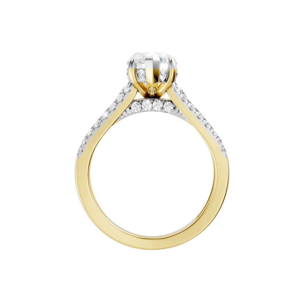 14K 3.00 CT Lab Grown Diamond Ring