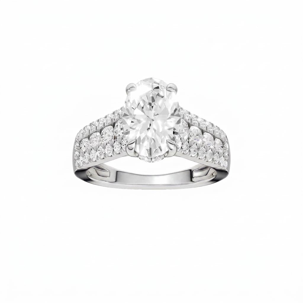 14K 3.00 CT Lab Grown Diamond Ring