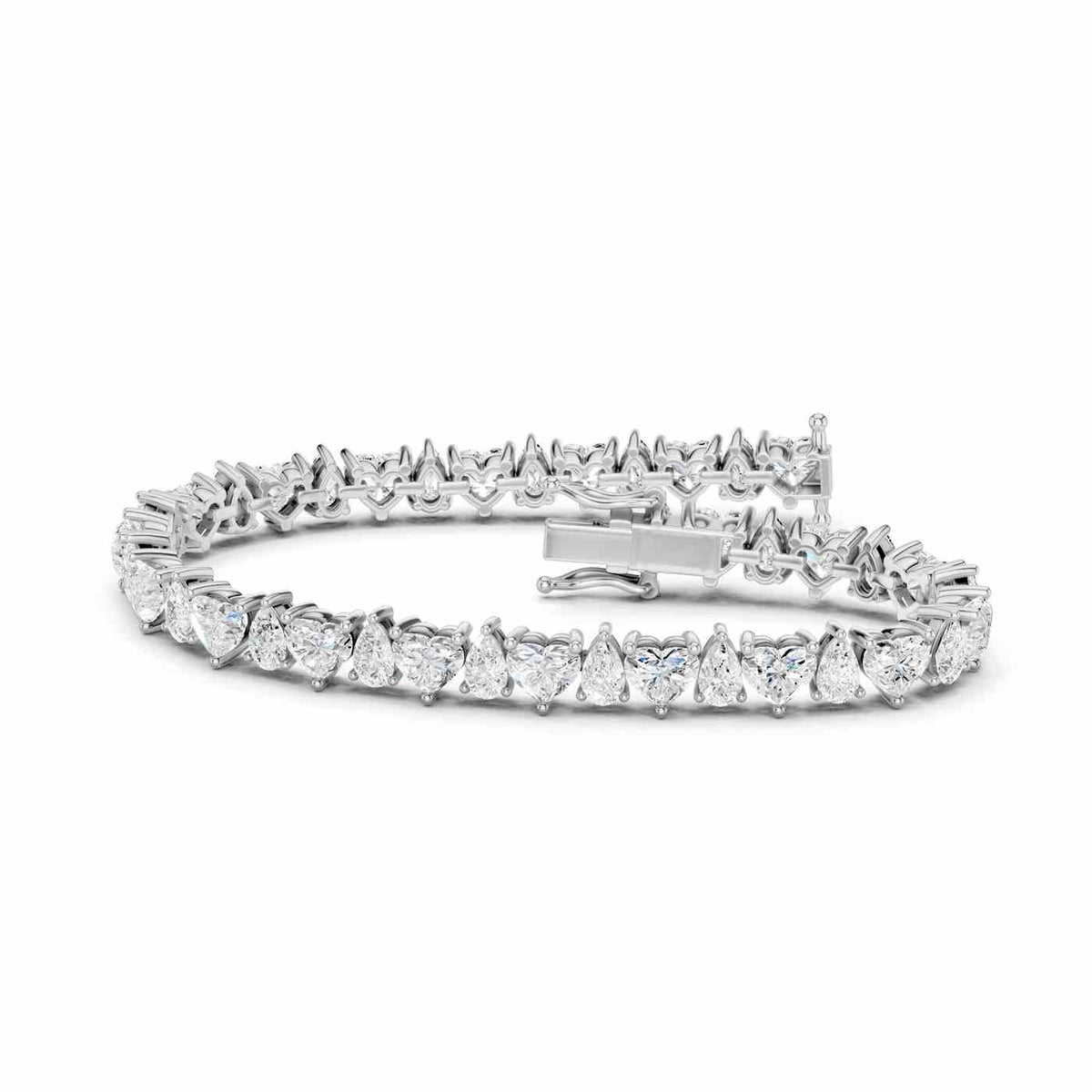 14K 17.00 CT Lab Grown Diamond Fashion Bracelet