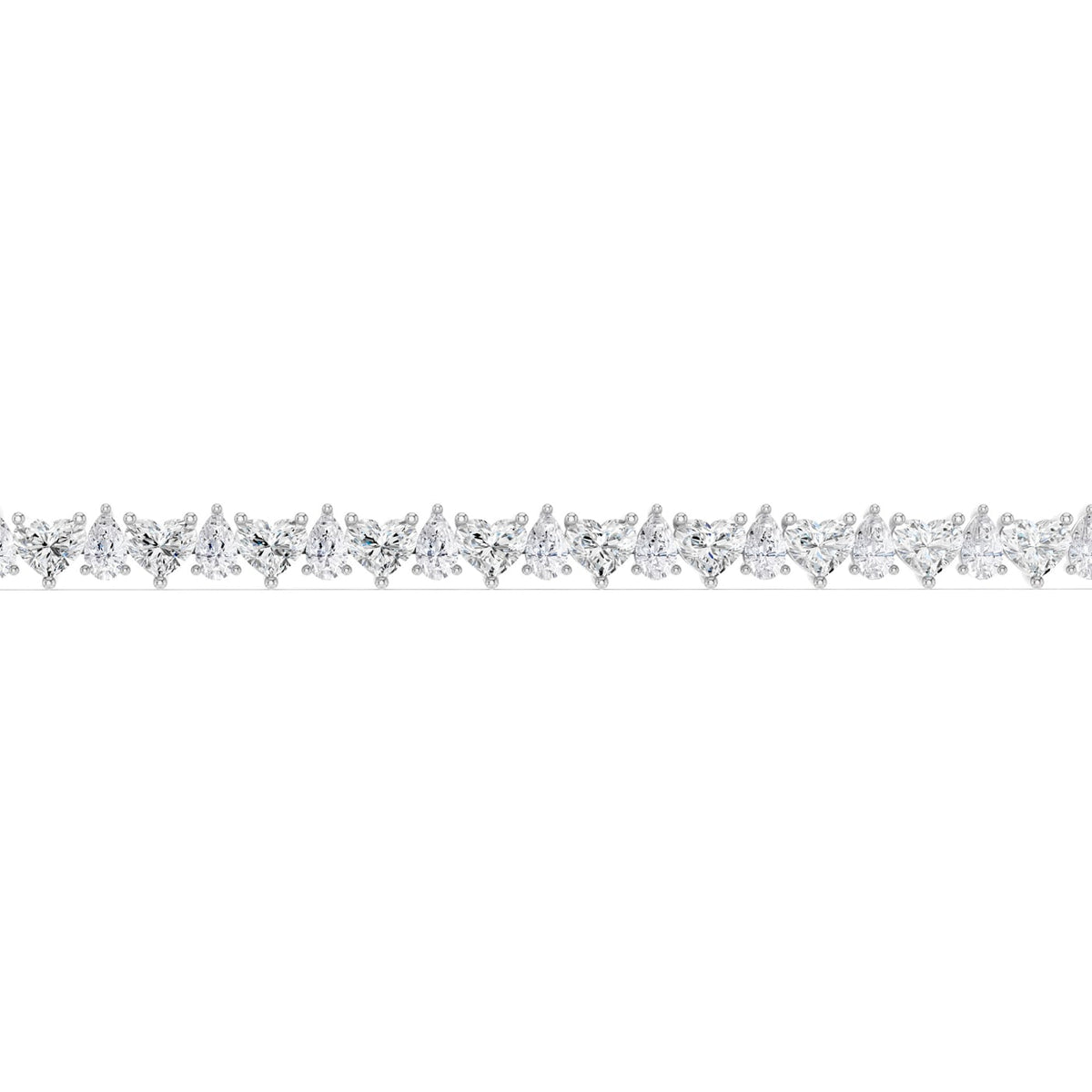 14K 17.00 CT Lab Grown Diamond Fashion Bracelet