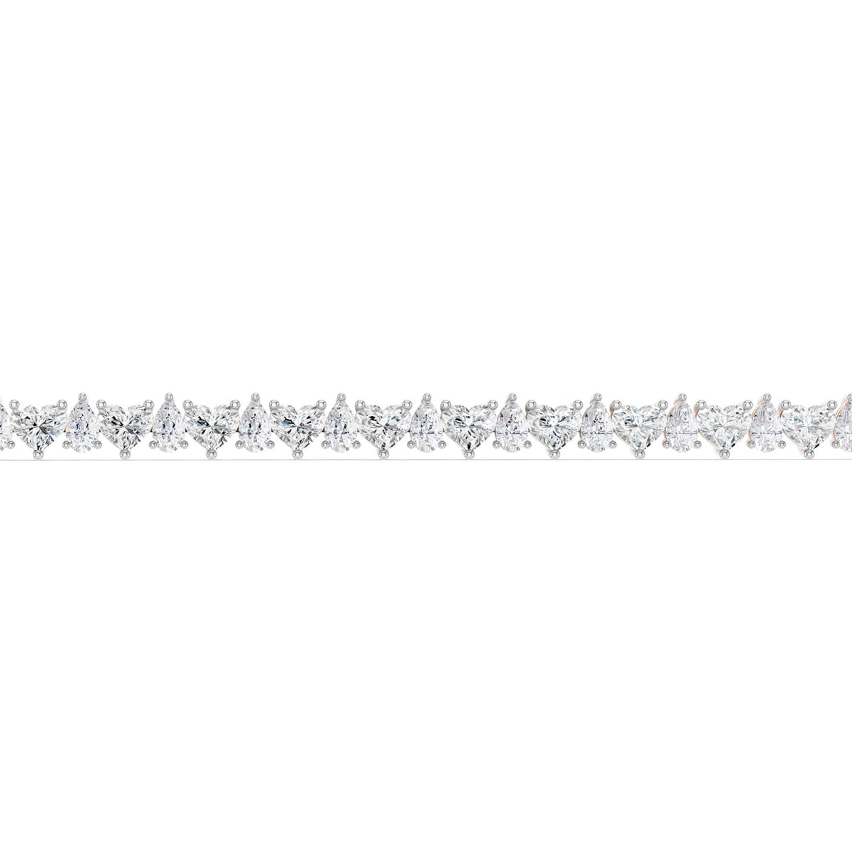 14K 17.00 CT Lab Grown Diamond Fashion Bracelet