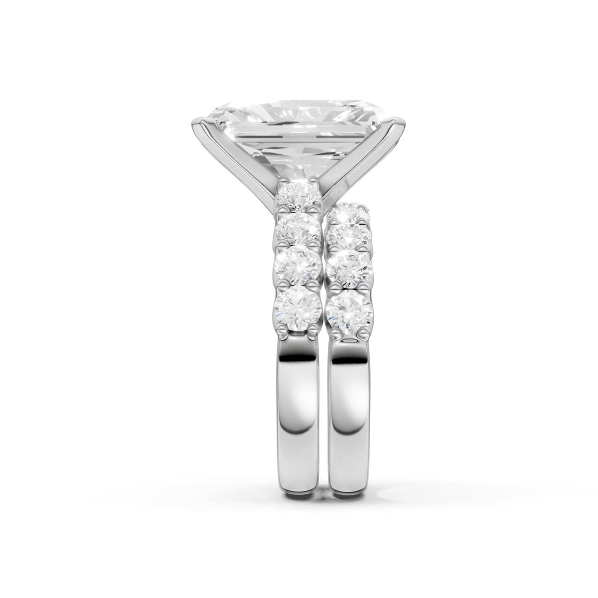 14K 9.00 CT Lab Grown Diamond Bridal Set