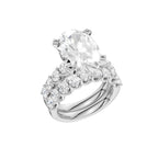 14K 9.00 CT Lab Grown Diamond Bridal Set