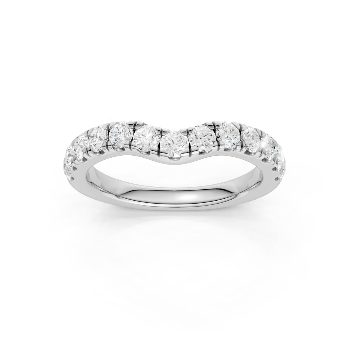 14K 0.75 CT Lab Grown Diamond Band