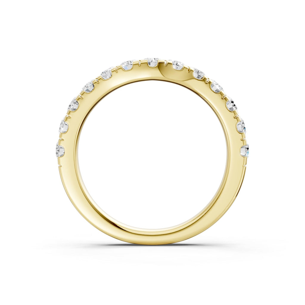14K 0.75 CT Lab Grown Diamond Band